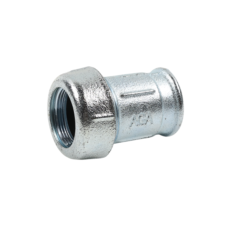 Racord rapid fonta zincata, Agaflex QI, 3/8", filet interior - interior, 10020038