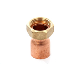 Racord semiolandez drept, cupru, interior-interior, 28 mm x 1"