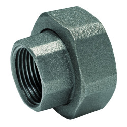 Racord semiolandez pompa recirculare Ferro, pentru pompa de circulatie, fonta, set 2 buc, 1 1/2" x 1"