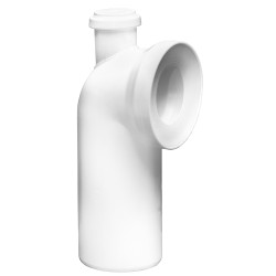 Racord WC rigid, Eurociere L229, cot 90 grade, cot masina de spalat