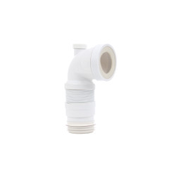 Racord WC rigid - extensibil,  Wirquin 70950168, cu scurgere suplimentara