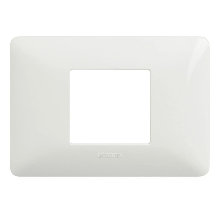 Rama Bticino Matix SAM4819BBNE, 2 module, alb, pentru priza / intrerupator