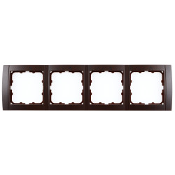 Rama Comtec Anemon MF0012-15035, 4 posturi, nuc, pentru priza / intrerupator