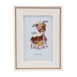 Rama foto 3806-A-W699 46, dreptunghiulara, 15 x 10 cm, crem, MDF