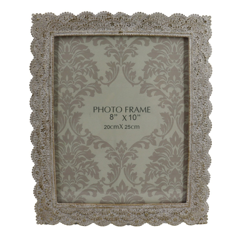 Rama foto AK1523213C, dreptunghiulara, 25 x 20 cm, auriu patinat, polirasina