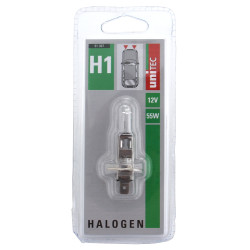 Bec auto halogen pentru far Unitec H1, 55 W, 12 V