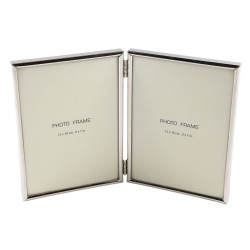 Rama foto DPFR2001-57, dreptunghiulara, 18 x 13, argintiu, metal