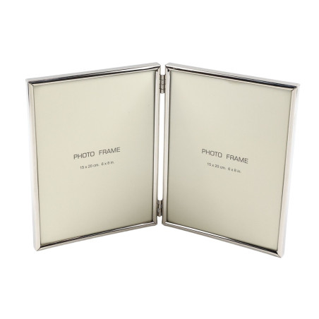 Rama foto DPFR2001-68, dreptunghiulara, 20 x 15, argintiu, metal