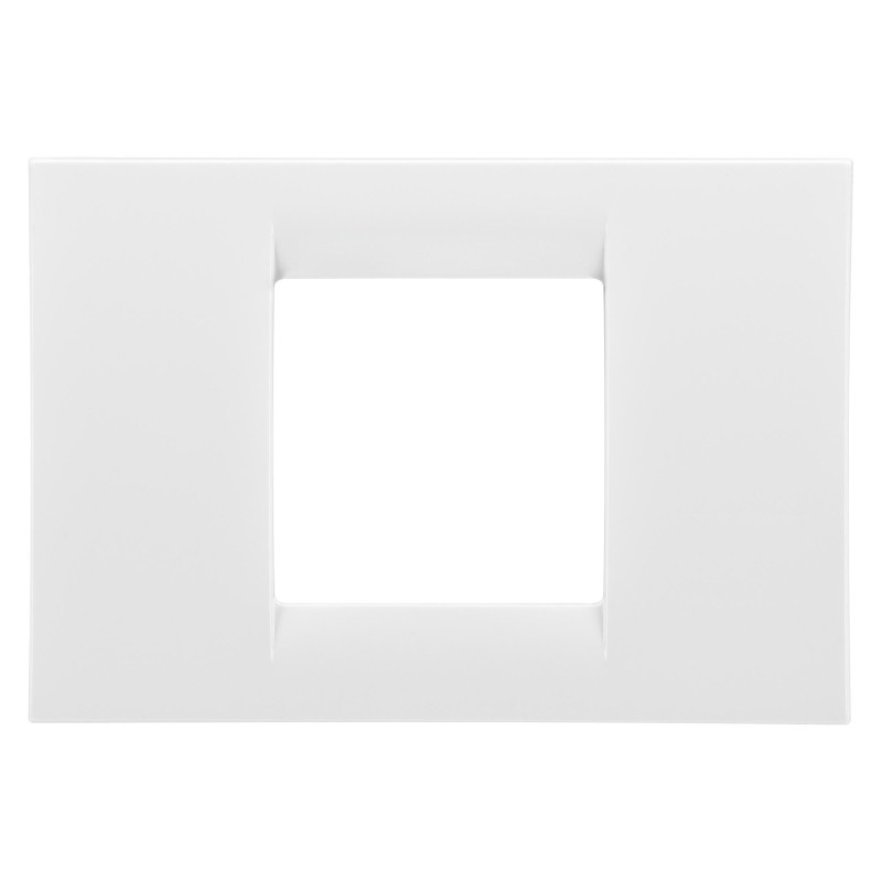 Rama Gewiss System GW22102, 2 module, alb, pentru priza / intrerupator Rama Gewiss System GW22102, 2 module, alb, pentru priza / intrerupator