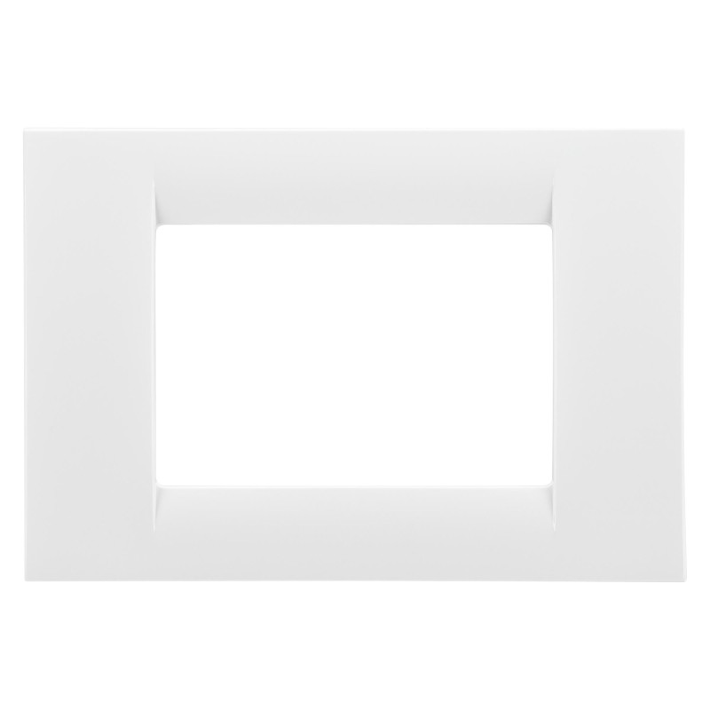 Rama Gewiss System GW22103, 3 module, alb, pentru priza / intrerupator Rama Gewiss System GW22103, 3 module, alb, pentru priza / intrerupator