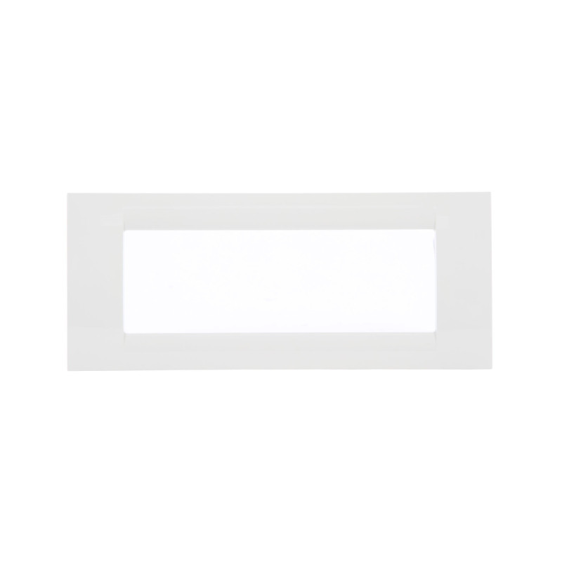 Rama Gewiss System GW22106, 6 module, alb, pentru priza / intrerupator
