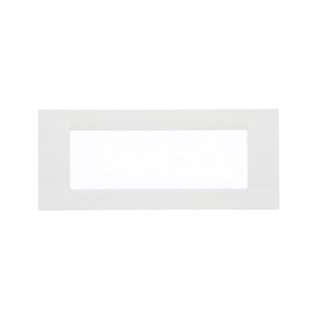 Rama Gewiss System GW22106, 6 module, alb, pentru priza / intrerupator