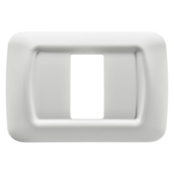 Rama Gewiss System GW22501, 1 modul, alb, pentru priza / intrerupator