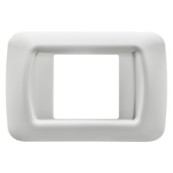 Rama Gewiss System GW22502, 2 module, alb, pentru priza / intrerupator