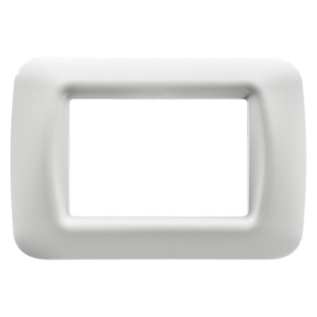 Rama Gewiss System GW22503, 3 module, alb, pentru priza / intrerupator