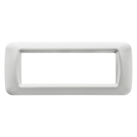 Rama Gewiss System GW22506, 6 module, alb, pentru priza / intrerupator