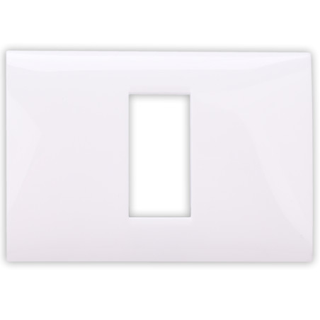 Rama Hoff BL-40801, 1 modul, alb, pentru priza / intrerupator
