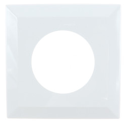Rama Julien Expert OSBI, 1 post, alb, pentru priza / intrerupator