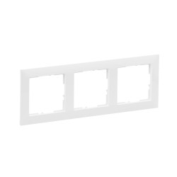 Rama Legrand New Suno 721503, 3 posturi, alb, pentru priza / intrerupator