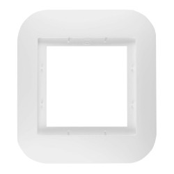Rama Relee Elegant 51700, 1 post, alb, pentru priza / intrerupator