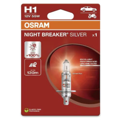 Bec auto Osram H1 Night Breaker Silver, P14.5S, 55 W, 12 V