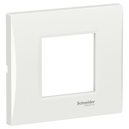 Rama Schneider Electric Easy Styl LMR7262001, 2 module, alb, pentru priza / intrerupator