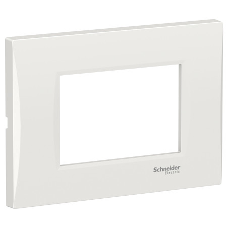 Rama Schneider Electric Easy Styl LMR7263001, 3 module, alb, pentru priza / intrerupator