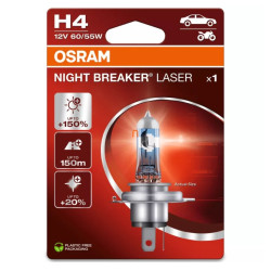 Bec auto Osram H4 Night Breaker Laser, P43T, 60/55 W, 12 V