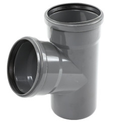Ramificatie PVC cu inel, D 110 x 110 mm, 67 grade