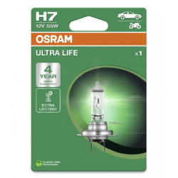 Bec auto Osram H7 Ultra Life BL1 , PX26D, 55 W, 12 V