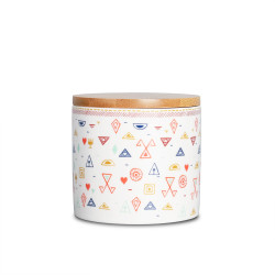 Recipient pentru ingrediente, EY3540, portelan, multicolor, 10 x 9.5 cm, 450 ml