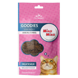 Recompensa pisici / hrana complementara, Miau Miau Snacks, carne de miel, 60 g