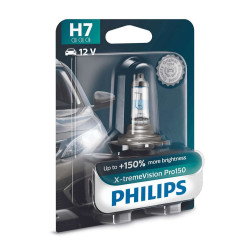 Bec auto pentru far, Philips X-tremeVision Pro150 H7, 55 W, 12 V