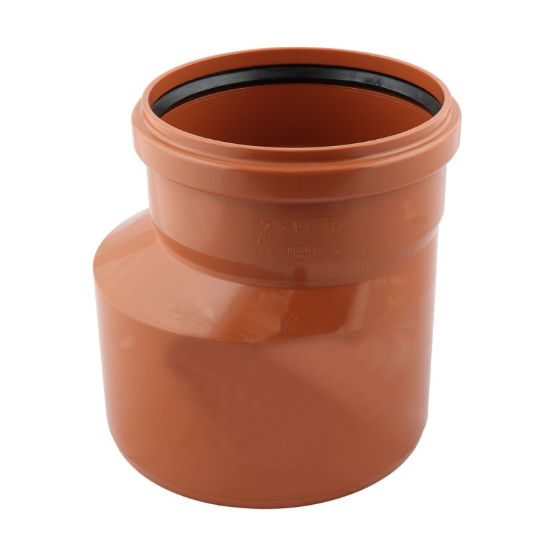 Reductie PVC cu inel, D 125 x 110 mm