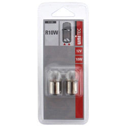 Bec auto pentru pozitie Unitec R10W, 10 W, 12 V, set 2 bucati