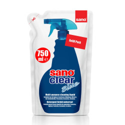 Rezerva solutie geamuri Sano Clear Blue, 750 ml