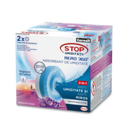 Rezerve dezumidificator Ceresit Aero 360, lavanda, interior, 2 x 450 g