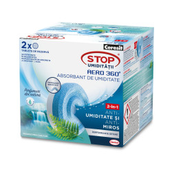 Rezerve dezumidificator Ceresit Aero 360, prospetimea cascadei, interior, 2 x 450 g