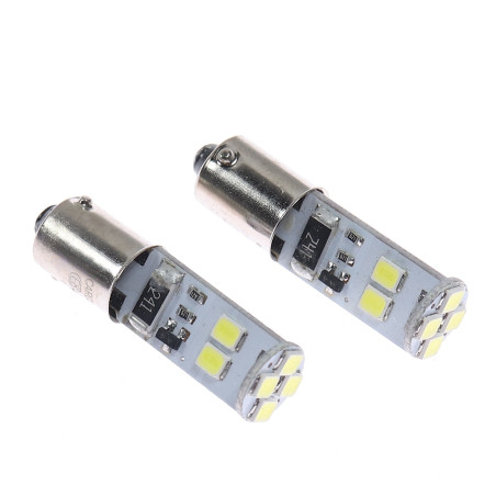 Bec LED auto SMD de pozitie Canbus Carguard CAN101, BA9S, 3 W, 150 lm, 12 V, set 2 bucati