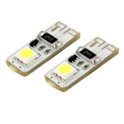 Bec LED auto SMD de pozitie Canbus Carguard CAN103, T10, 3 W, 36 lm, 12 V, set 2 bucati