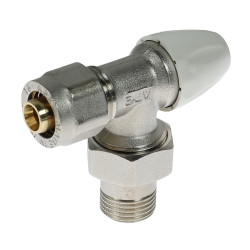 Robinet calorifer retur, cu conector pentru teava PEX, APE, alama, 1/2"