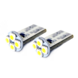 Bec LED auto SMD de pozitie Carguard CLD009, T10, 0.4 W, 28 lm, 12 V, set 2 bucati