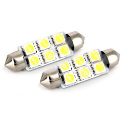 Bec LED auto SMD Sofit Carguard CLD017, 1.5 W, 108 lm, 12 V, set 2 bucati
