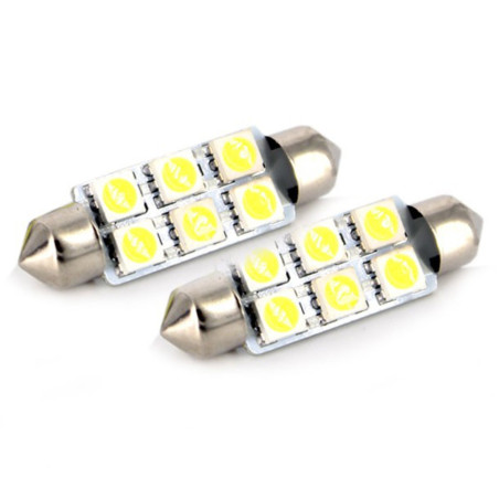 Bec LED auto SMD Sofit Carguard CLD017, 1.5 W, 108 lm, 12 V, set 2 bucati
