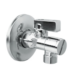 Robinet coltar Valvex, alama cromata, filet exterior, cu filtru, D 1/2" x 3/8"