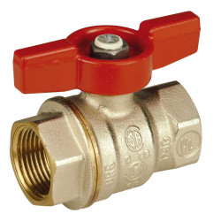 Robinet de trecere cu bila Dado R911X043, alama, filet interior-interior, 1/2", maner fluture