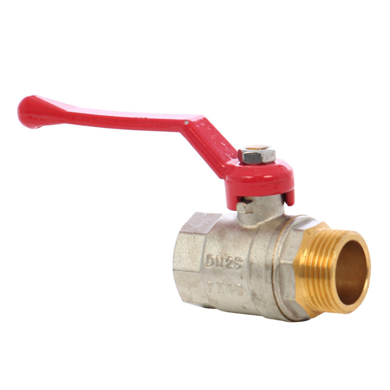 Robinet de trecere cu bila Remer 37034, alama, filet exterior-interior, 3/4 ", actionare maneta Robinet de trecere cu bila Remer 37034, alama, filet exterior-interior, 3/4 ", actionare maneta