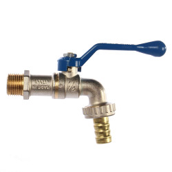 Robinet Eolo anti-inghet 1/2", maneta aluminiu, cu portfurtun