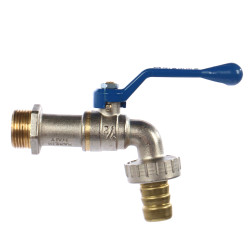Robinet Eolo anti-inghet 3/4", maneta aluminiu, cu portfurtun