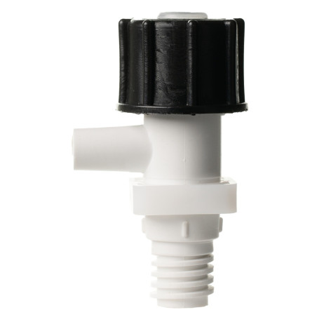 Robinet pentru bidon 3453, polipropilena, alb, 4 x 10 x 6 cm